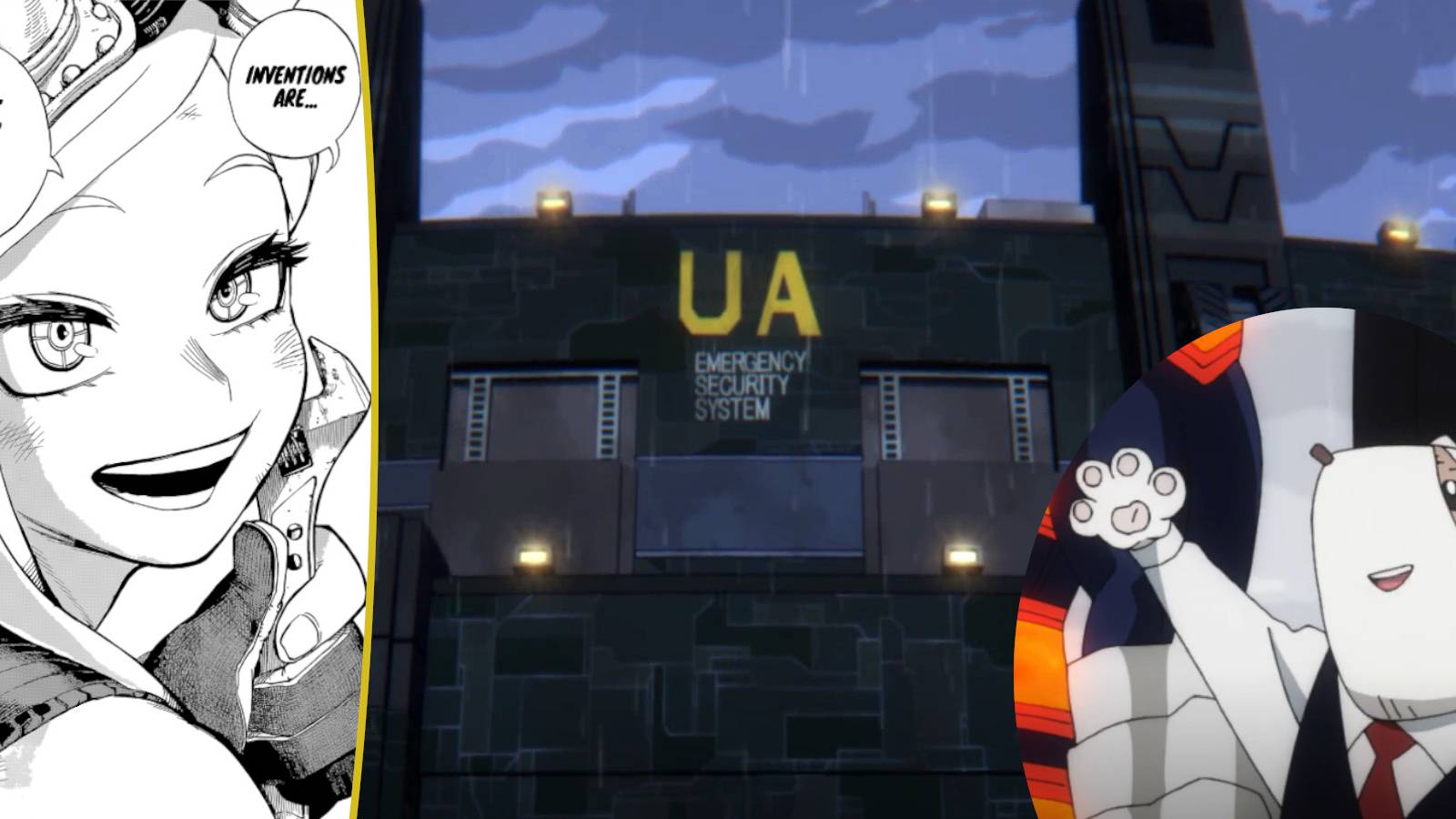 My Hero Academia UA's Defensive Upgrades, Explained Principe Nezu, Mei Hatsume UA Barrier
