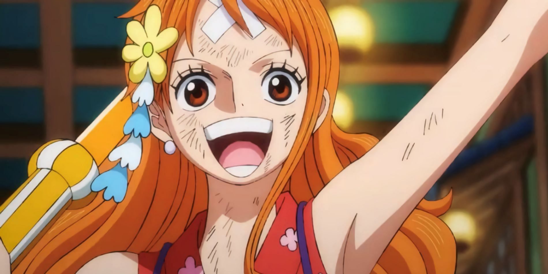 Nami during Onigashima Raid in One Piece