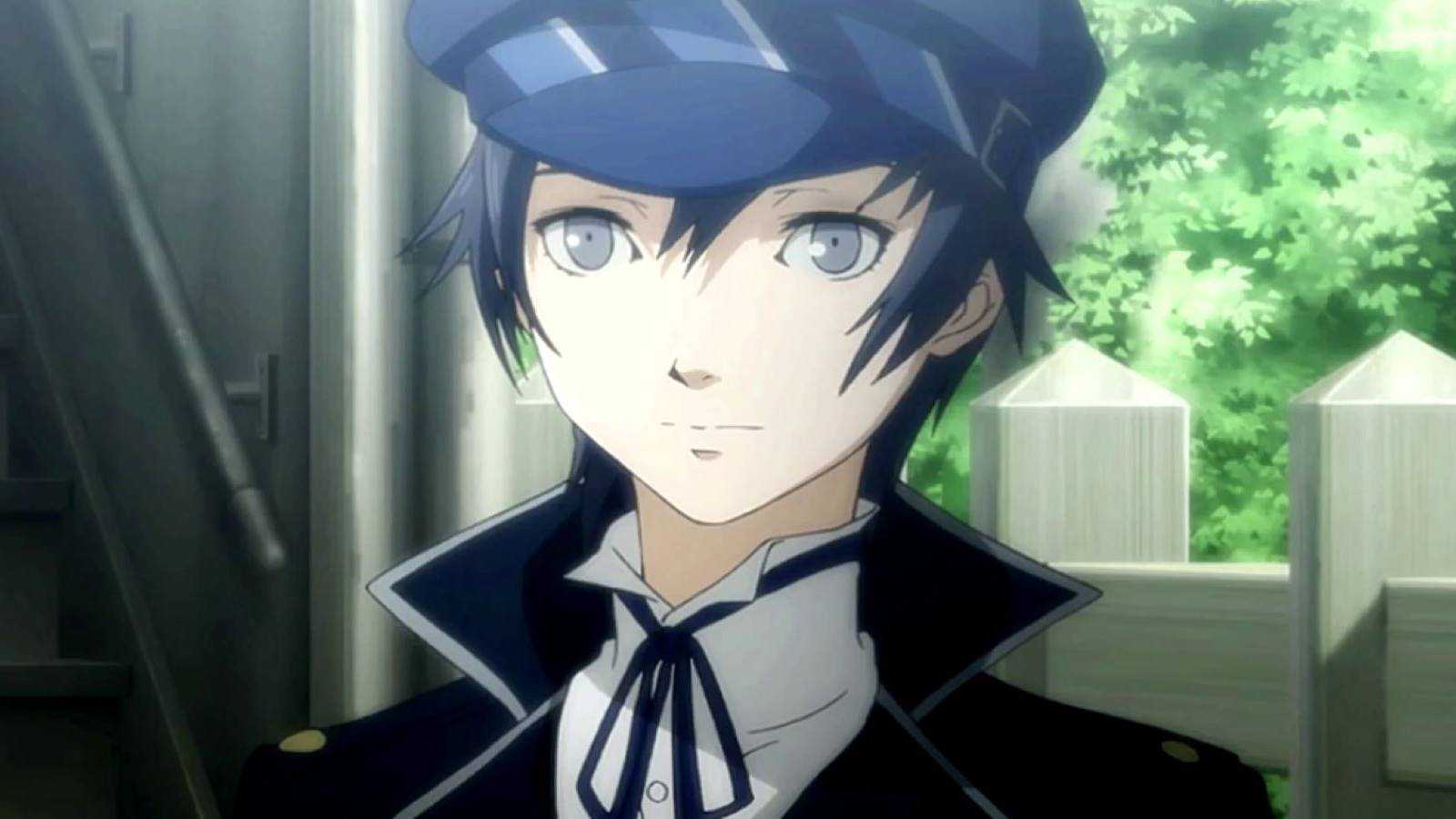 Naoto Shirogane in an animated cutscene from Persona 4 Golden
