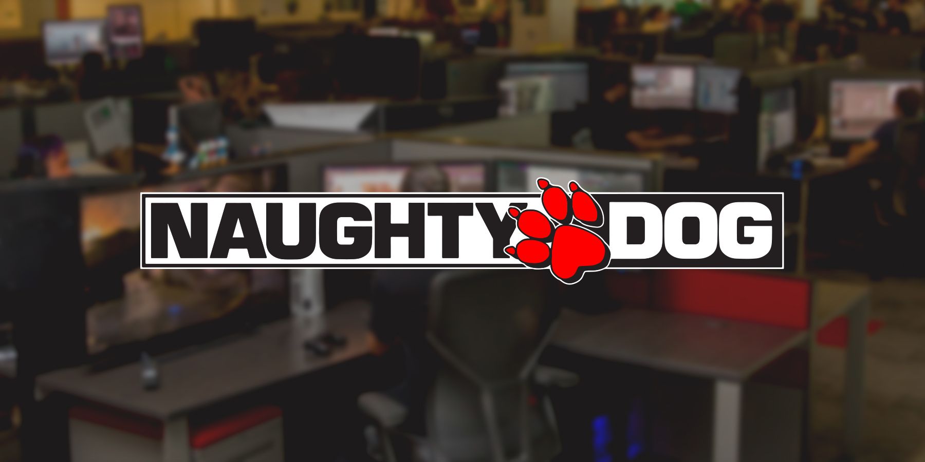 Naughty Dog logo over job detail header