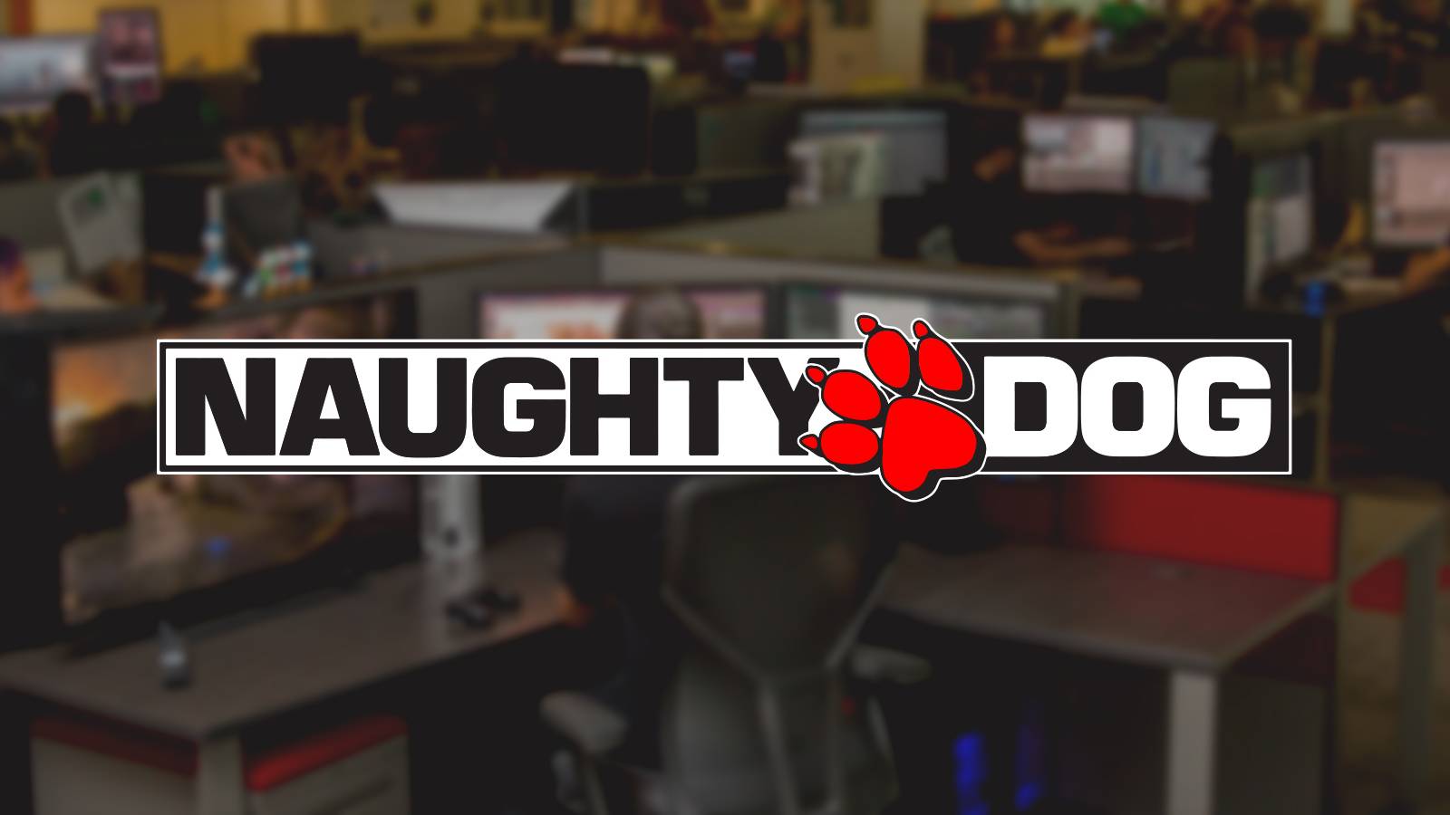 Naughty Dog logo over job detail header