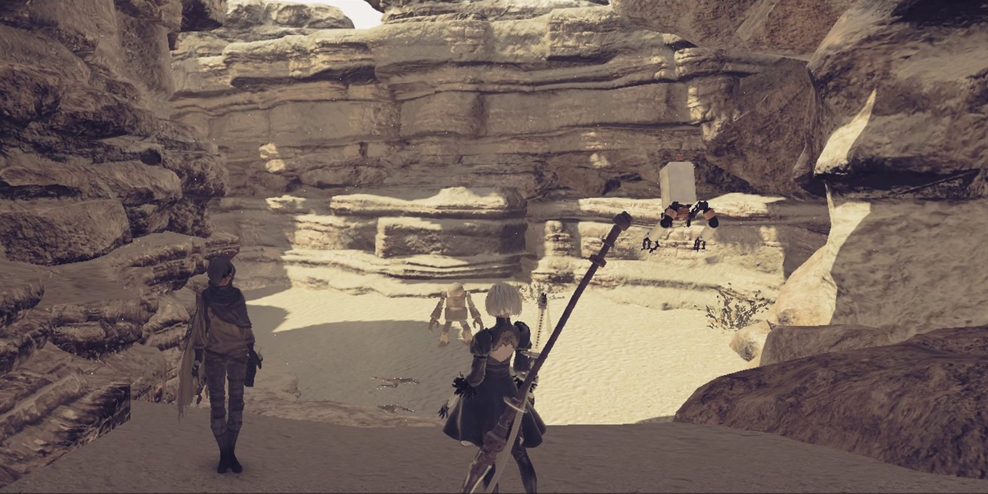 Nier Automata Desert Camp