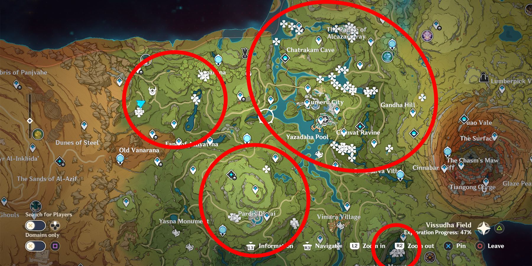 Genshin Impact: Nilotpala Lotus Locations