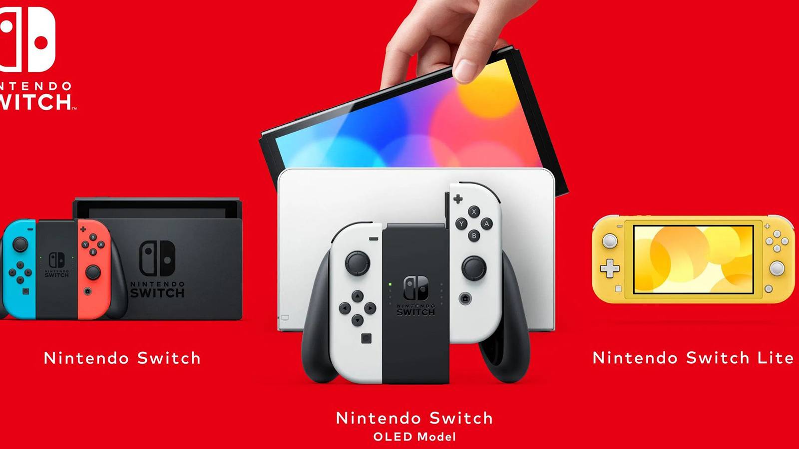 graphic of all three nintendo switch models