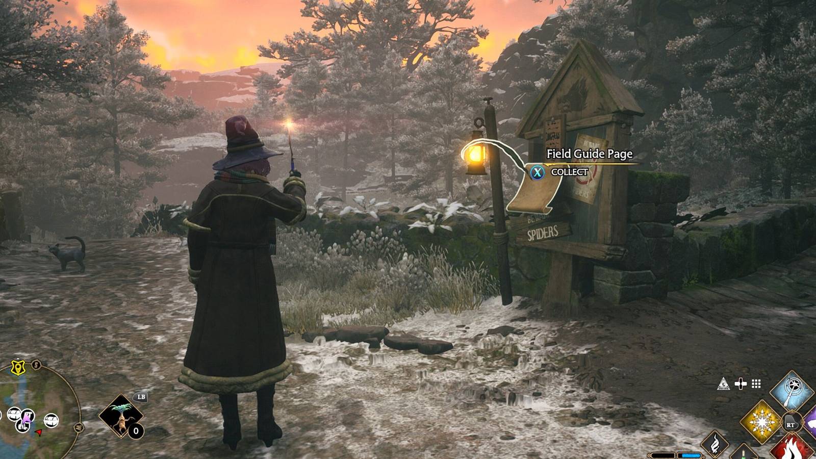 North Ford Bog Field Guide Page Location Spider Sign Hogwarts Legacy