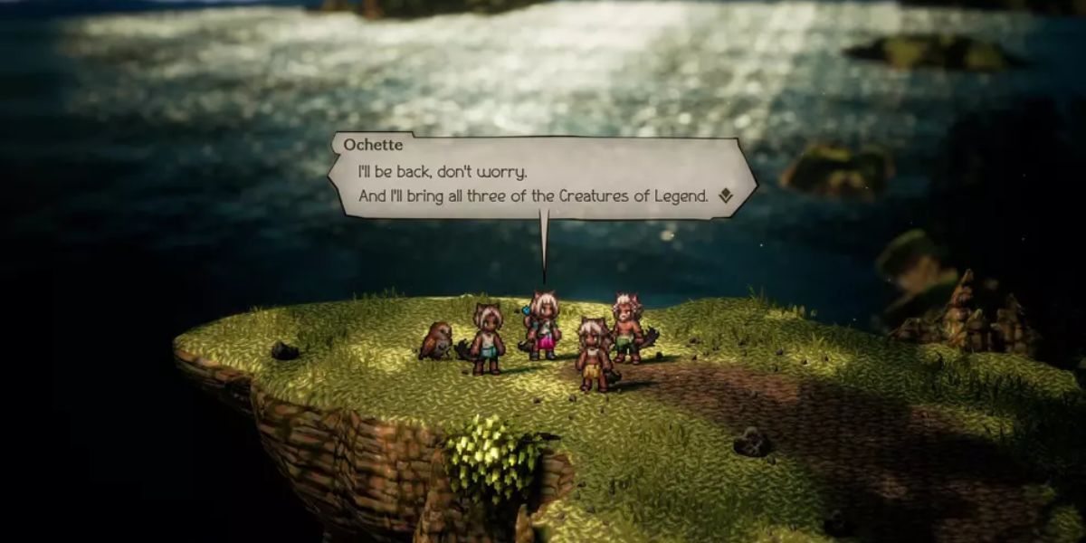 Ochette talking, Octopath Traveler 2