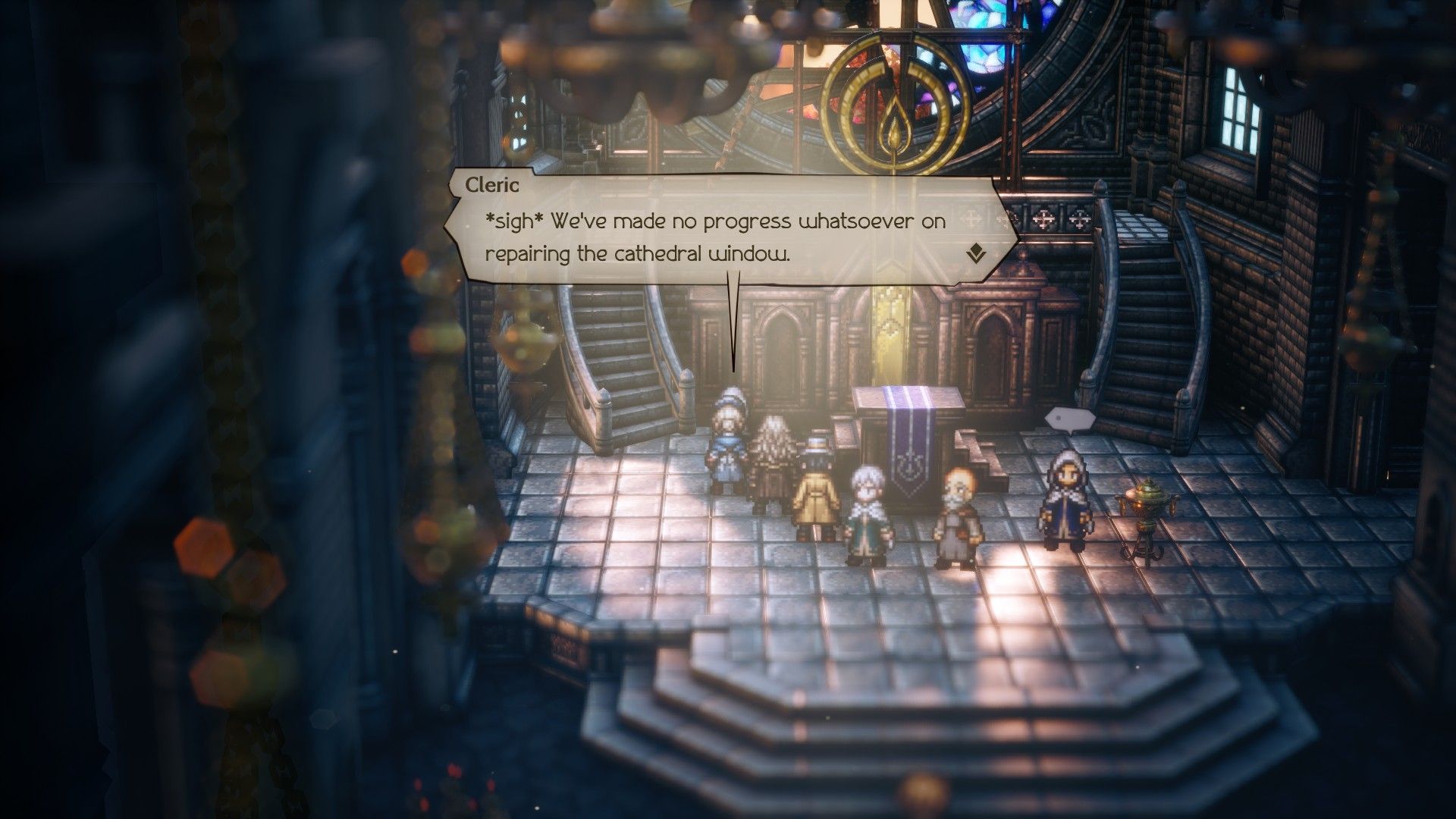 Octopath Traveler 2 Cathedral Window Repair