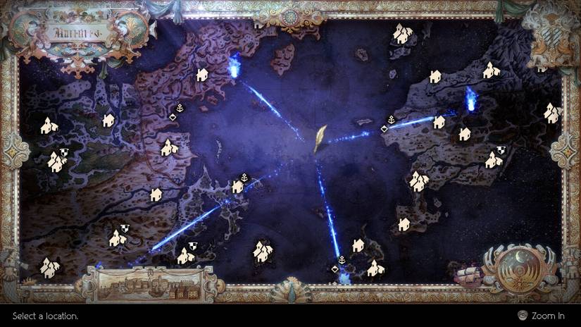 Octopath Traveler 2 Map Light