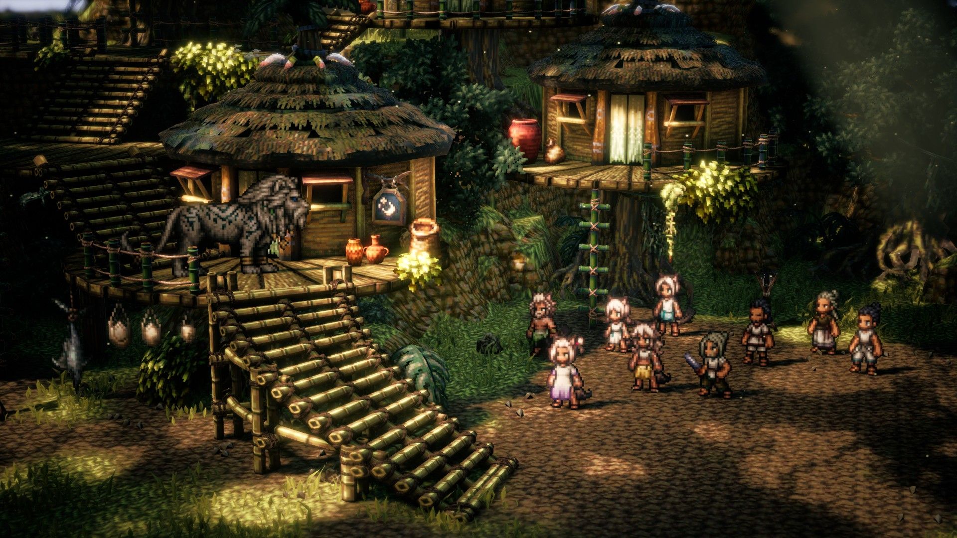 Octopath Traveler 2 Ochette Beastling Village