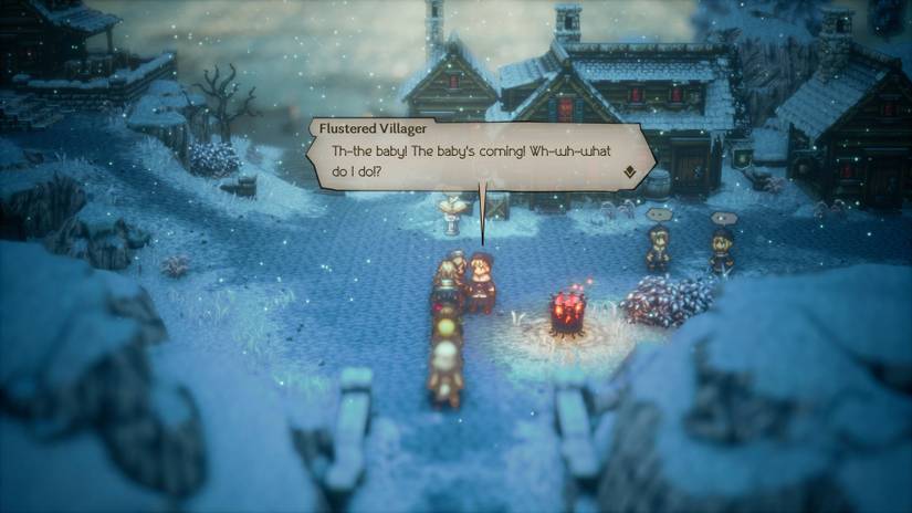 Octopath Traveler 2 Baby's Coming