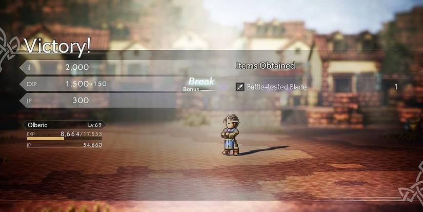 Battle Tested Blade Item Obtained