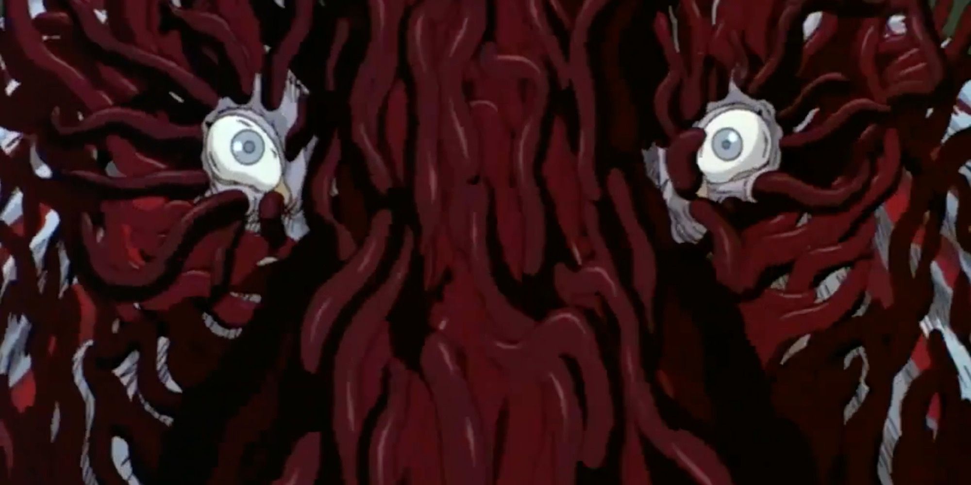 Okkoto covered in tentacles in Princess Mononoke
