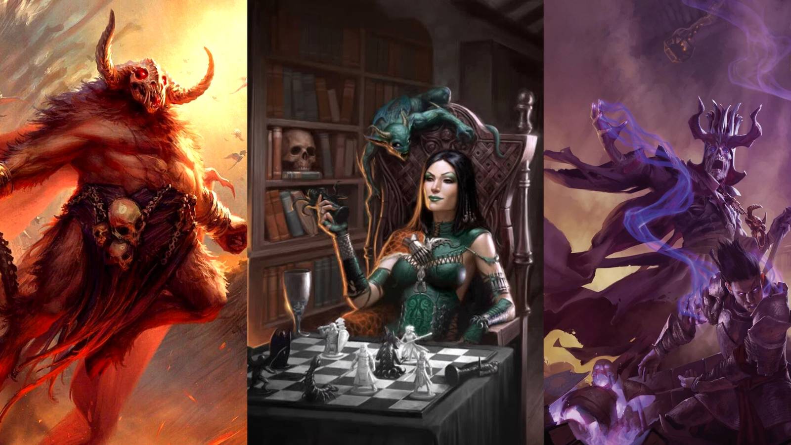Orcus, Iggwilv, the Witch Queen, and Acererak in Dungeons & Dragons