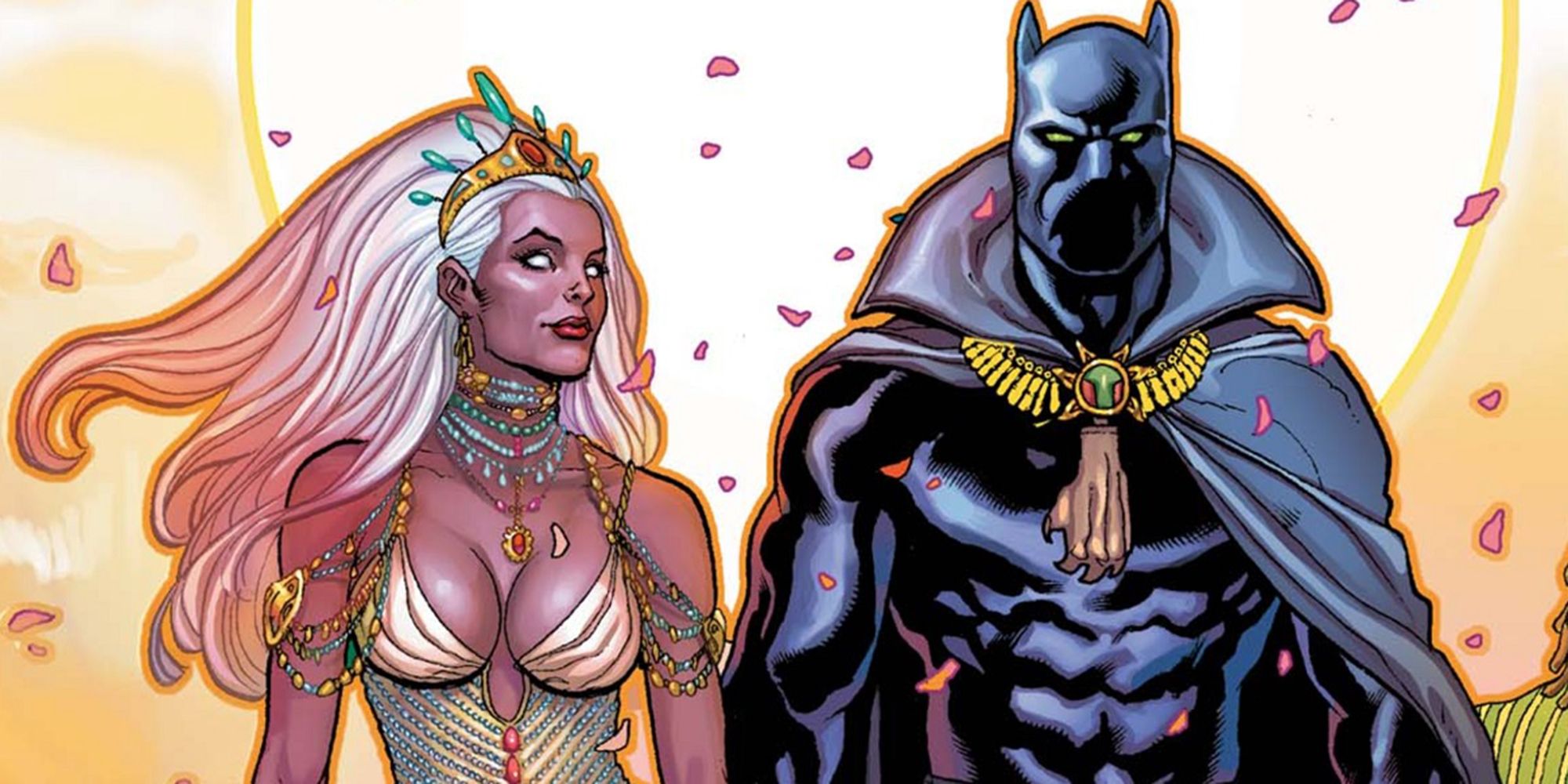 Ororo Munroe and T’Challa