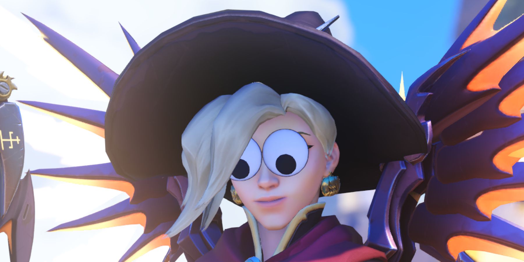 overwatch 2 witch mercy with googly eyes