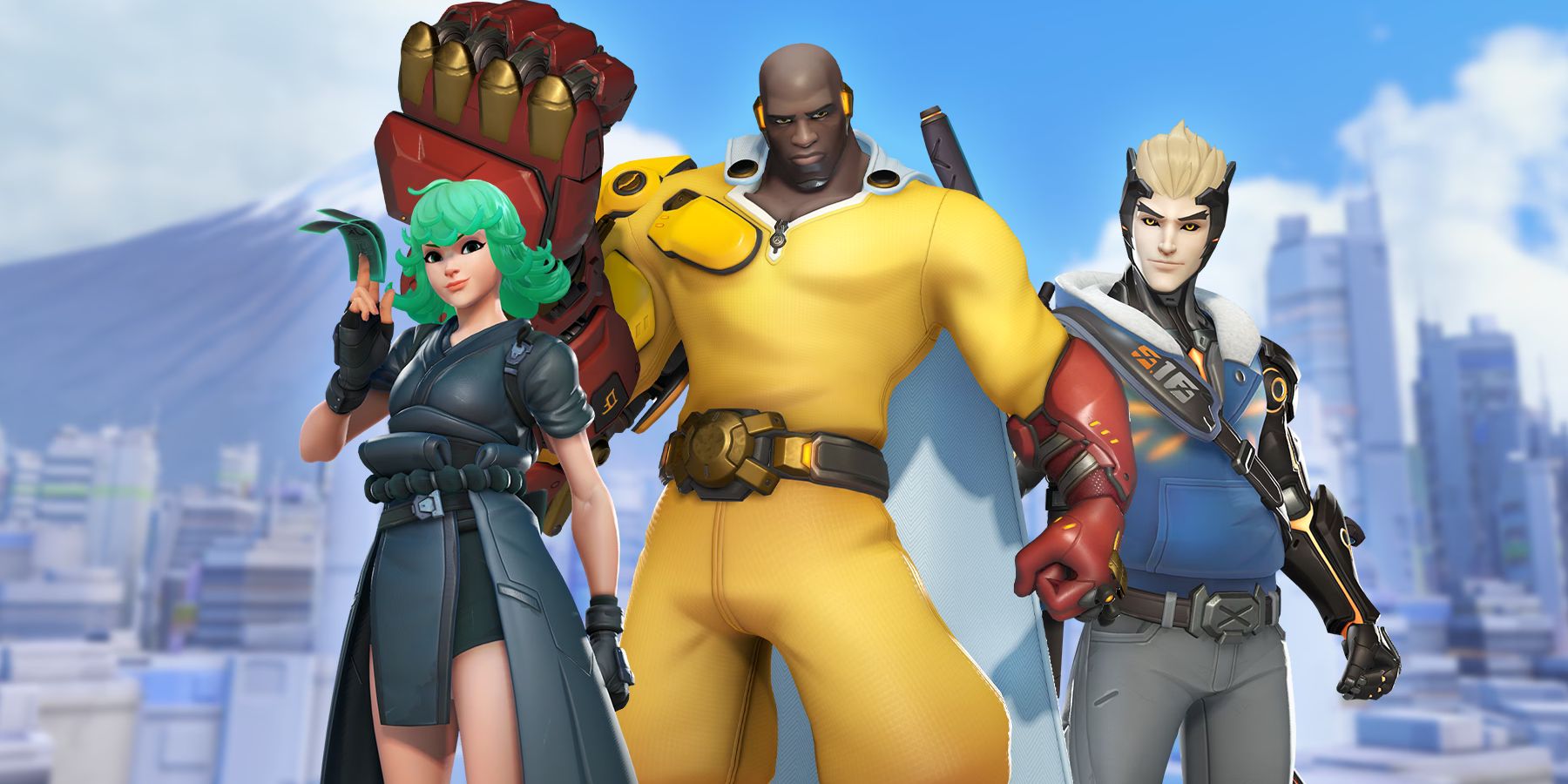 Overwatch heroes available in the One-Punch Mega Bundle