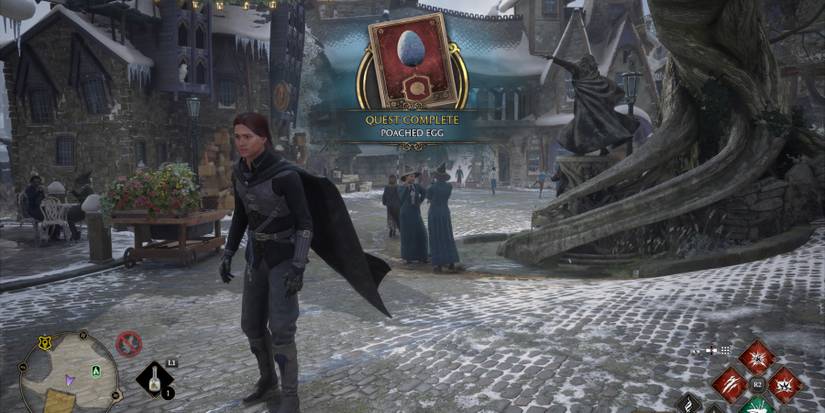 Completing the Poached Egg side quest in Hogwarts Legacy