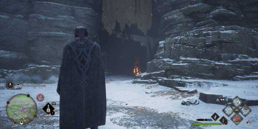 Finding a cave in Hogwarts Legacy