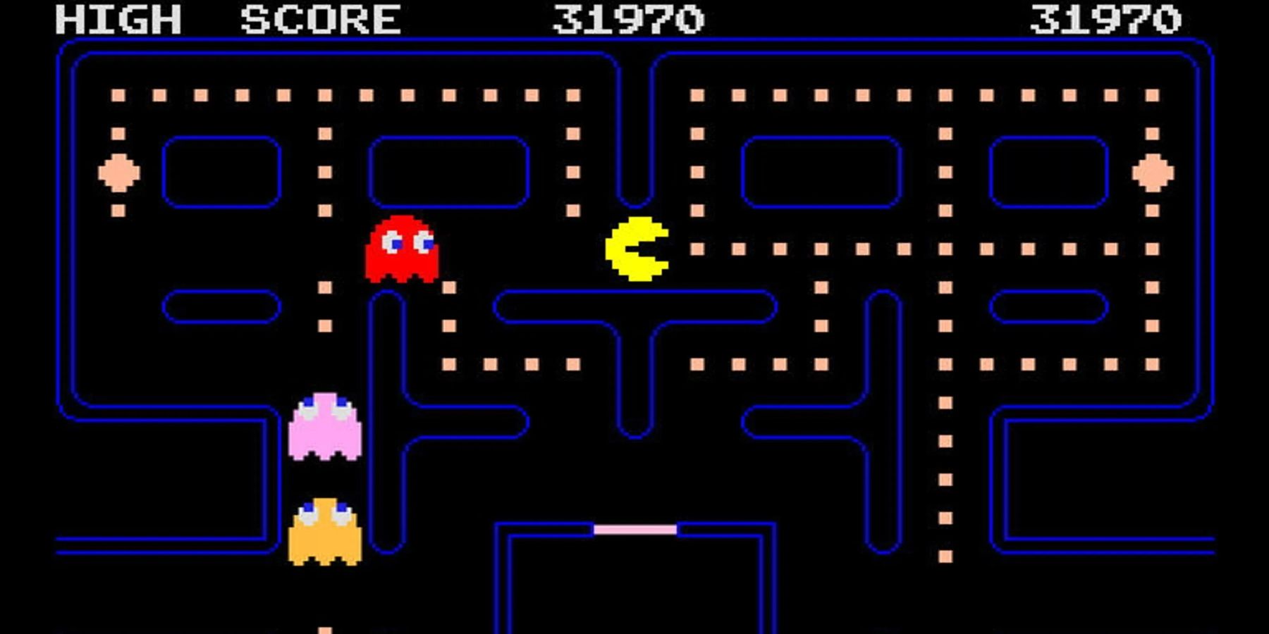 Screenshot of the original Pac-Man game