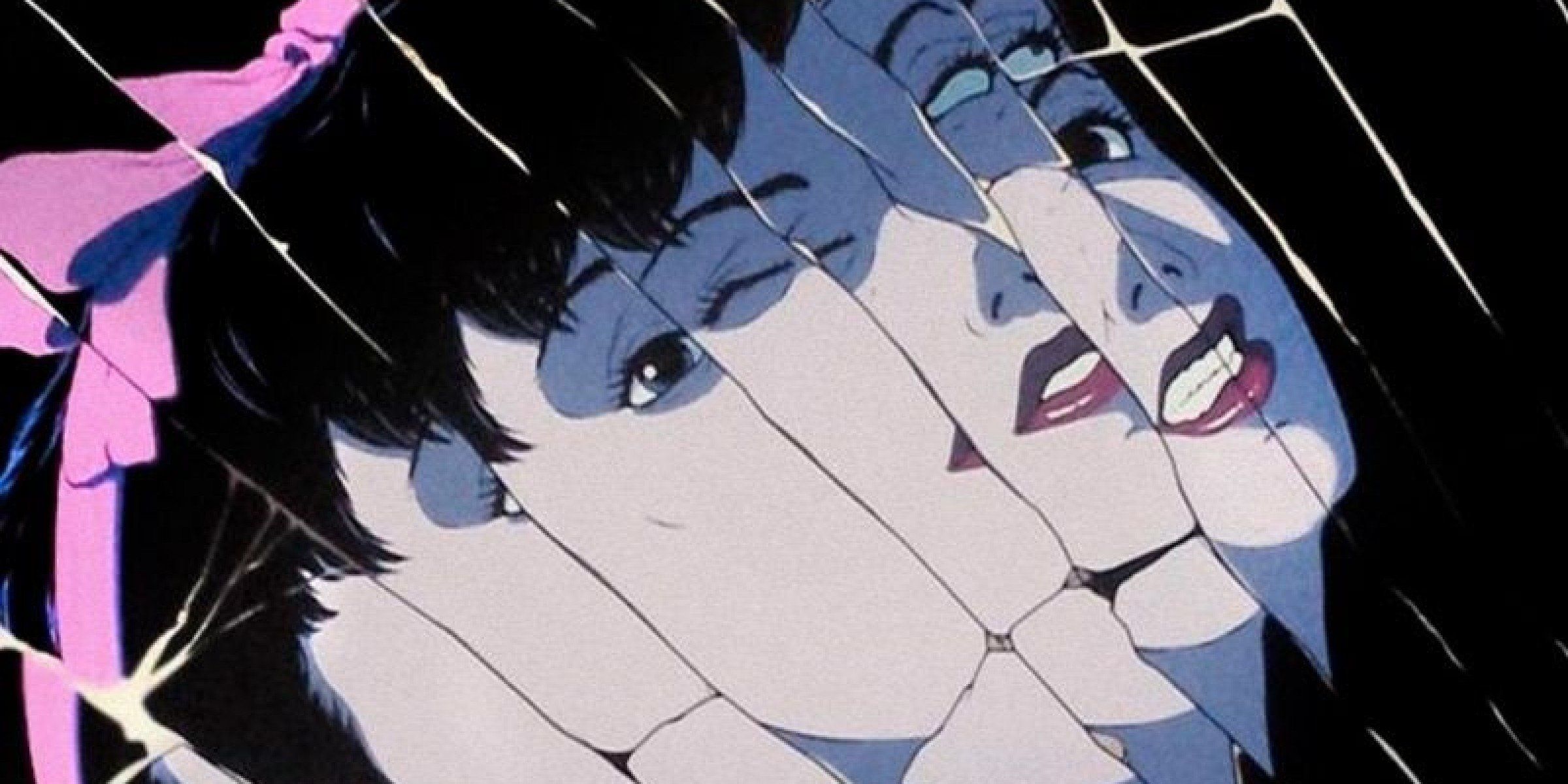 Perfect Blue anime movie screnshot sliced reflection