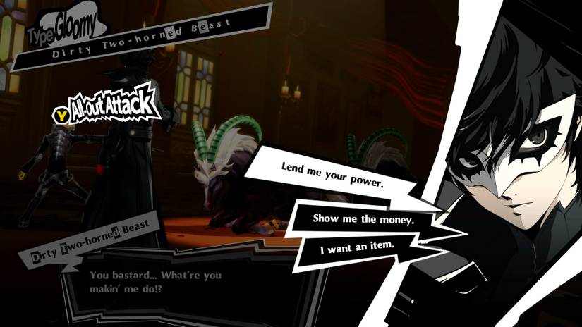 Persona 5 Royal Gloomy Chat