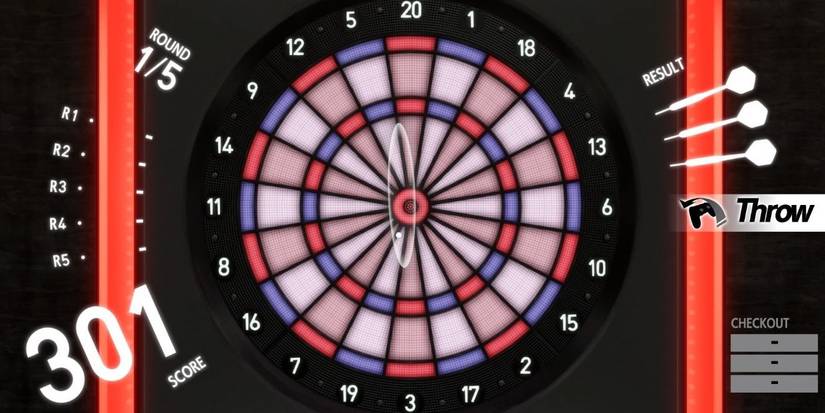 The dart minigame from Persona 5 Royal