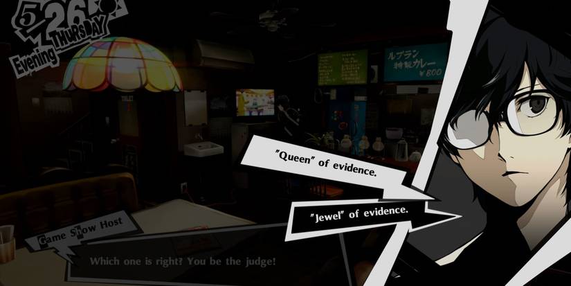 Joker playing the quiz show in Leblanc