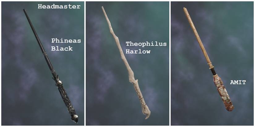 Phineas Black Wand, AMIT wand, Theophilus Harlow Wand