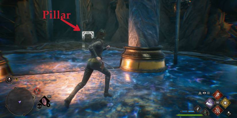 pillar turned to a cube in hogwarts legacy