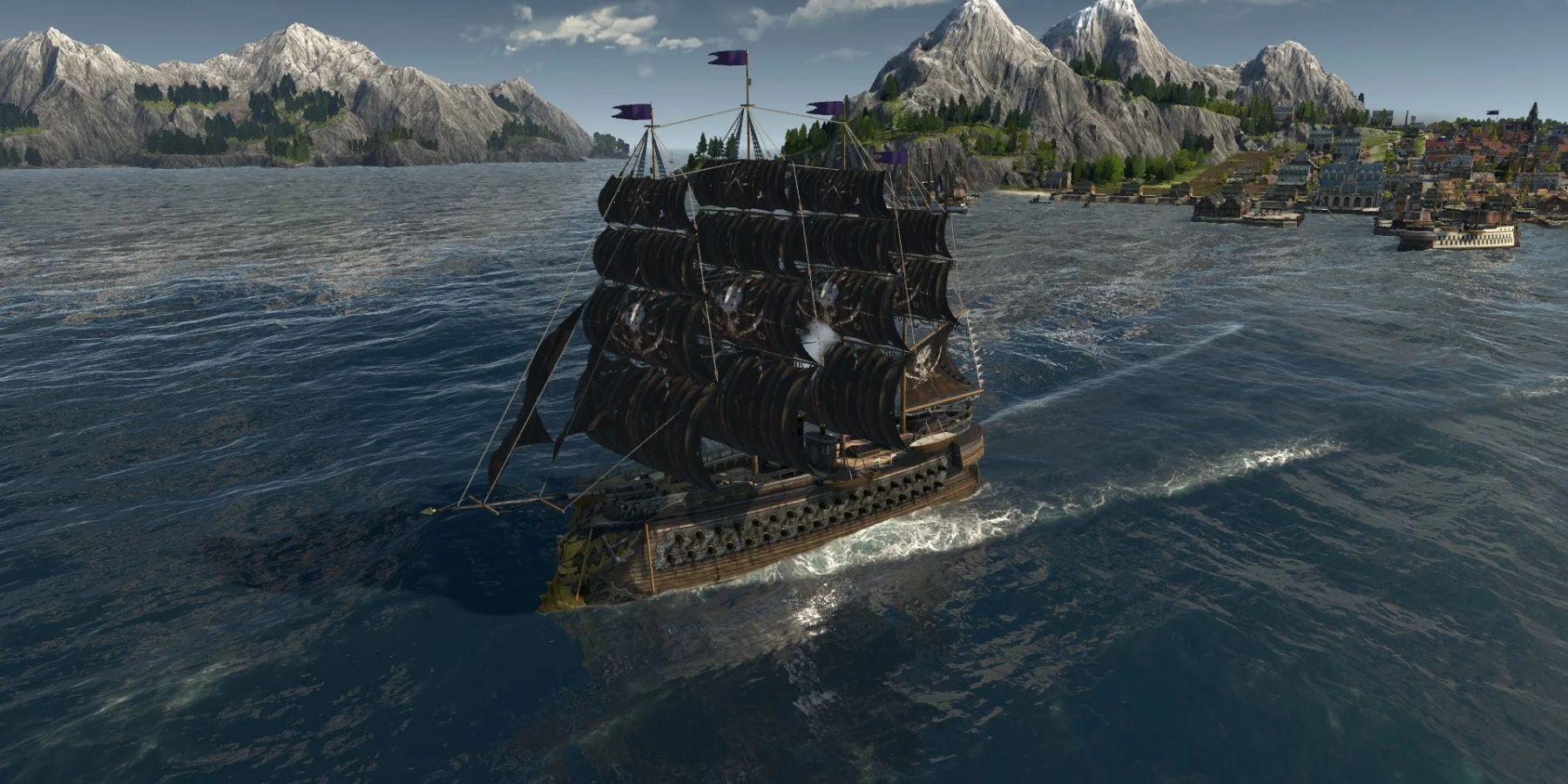 Pirate Ship-of-the-line in anno 1800