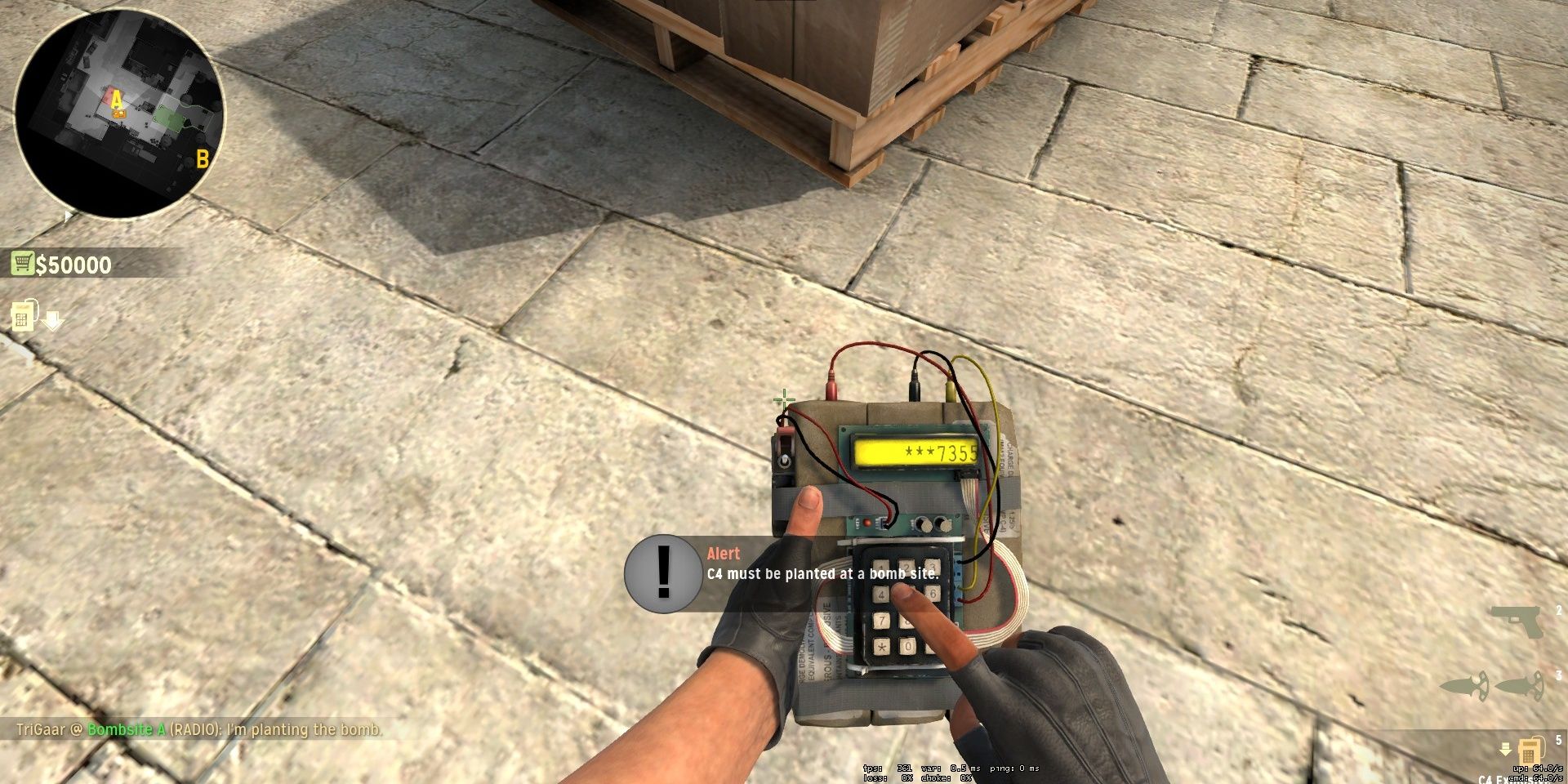 Counter-Strike Planting The Bomb