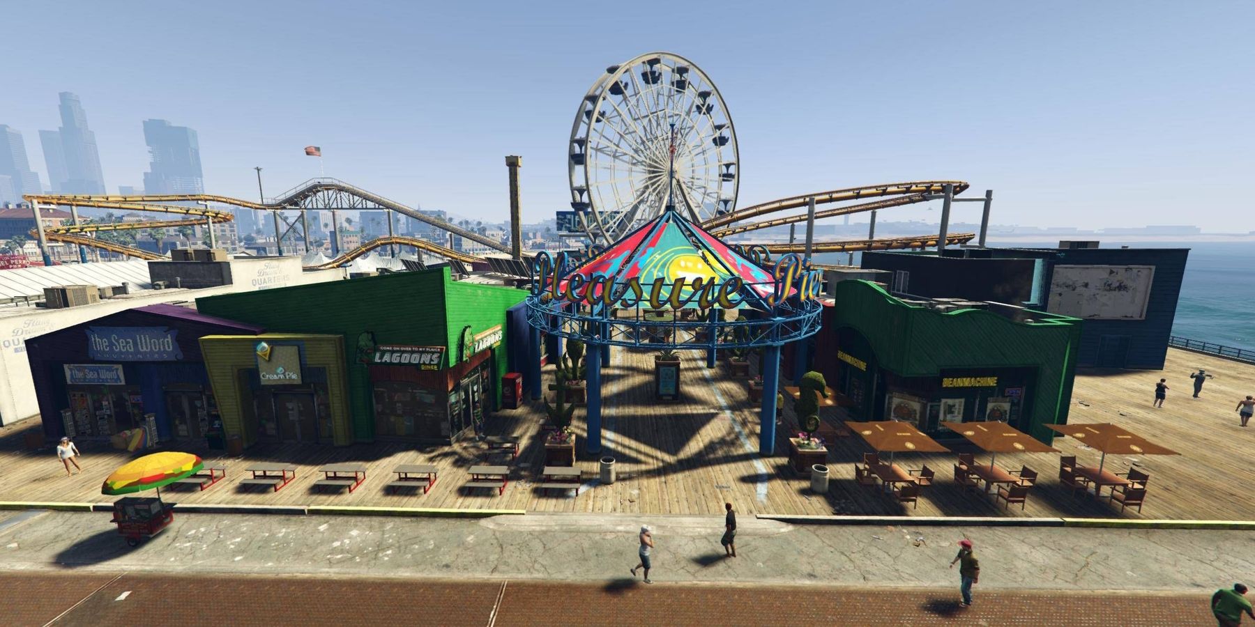 Screenshot of Pleasure Pier from Grand Theft Auto 5