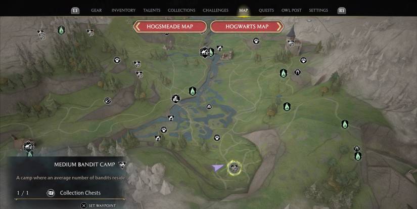 Medium Bandit Camp in Hogwarts Legacy