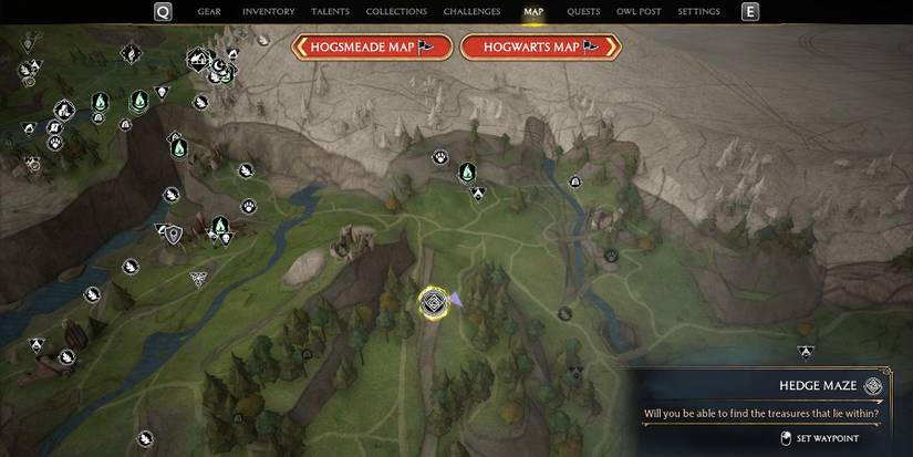 poidsear coast hedge maze location in hogwarts legacy