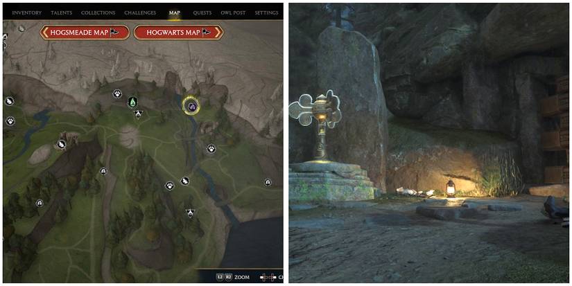 poidsear coast treasure vault 4 location in hogwarts legacy