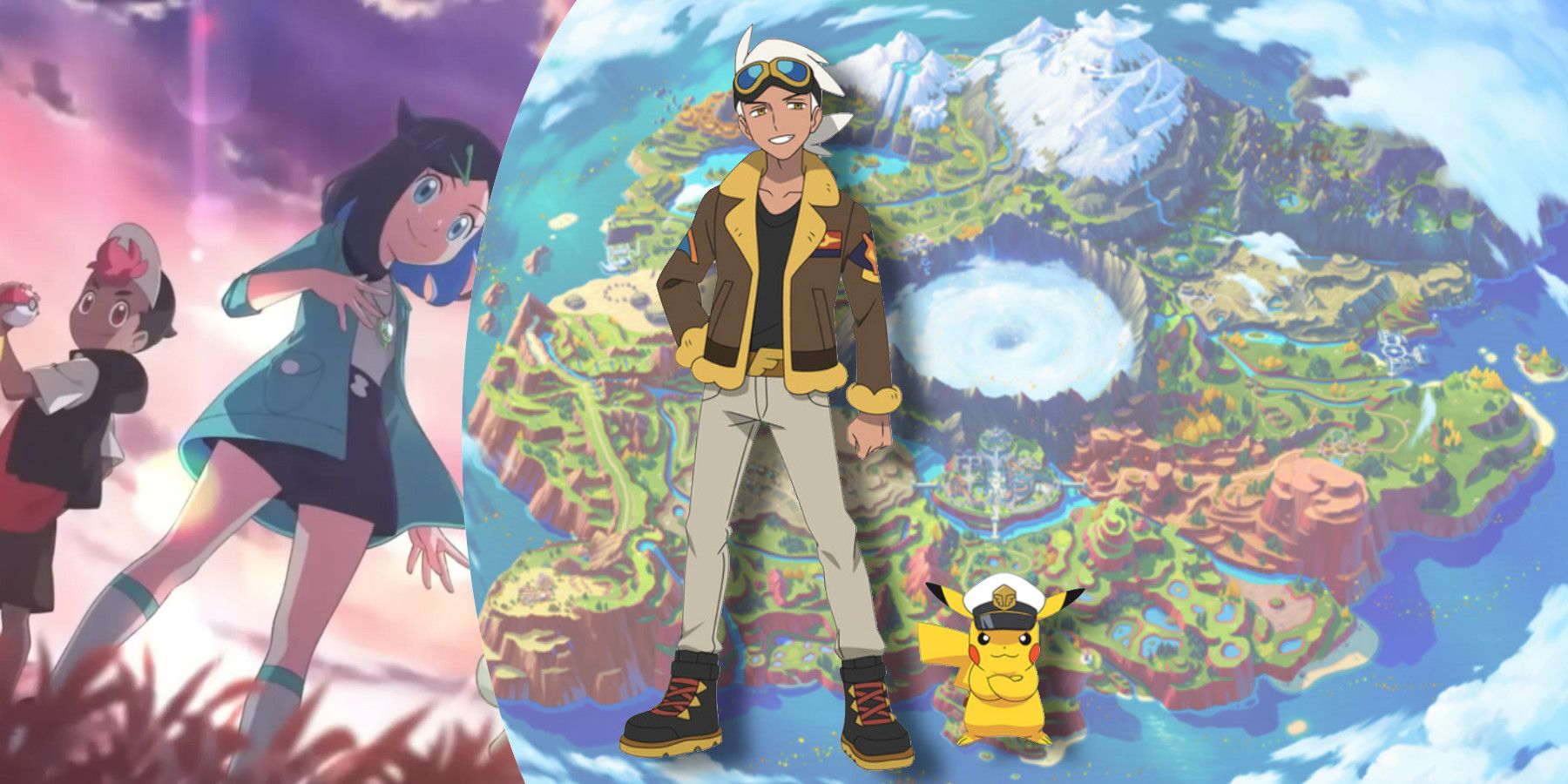 Anime Pokémon - Professor Friede e Capitão Pikachu são Revelados