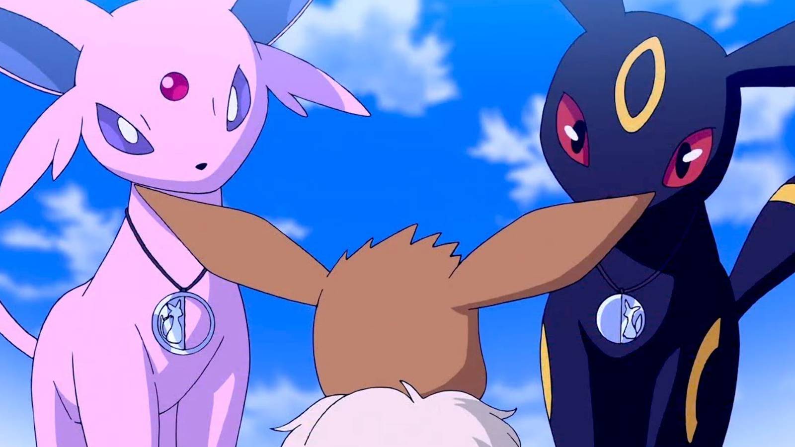 pokemon anime espeon umbreon eevee