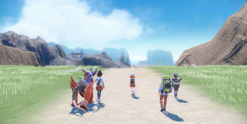 pokemon scarlet and violet ending screen