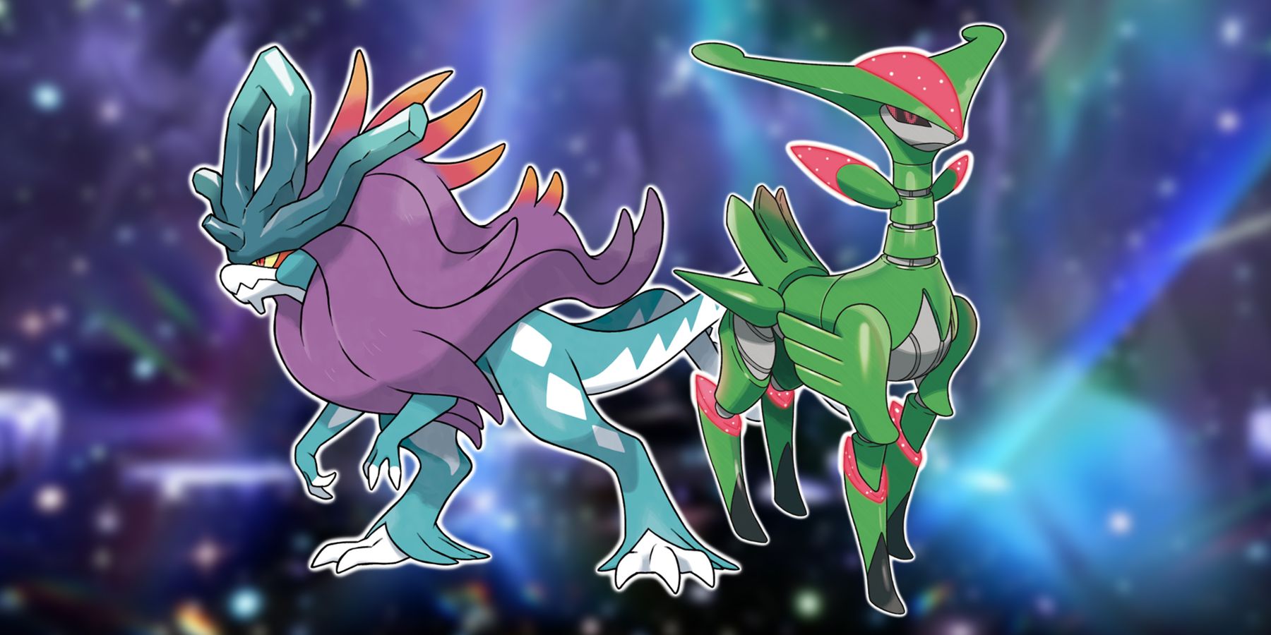 pokemon scarlet and violet - new paradox pokemon walking wake and iron leaves