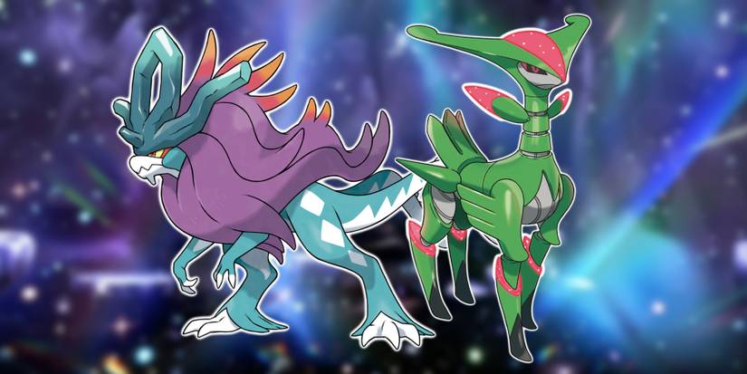 pokemon scarlet and violet - new paradox pokemon walking wake and iron leaves