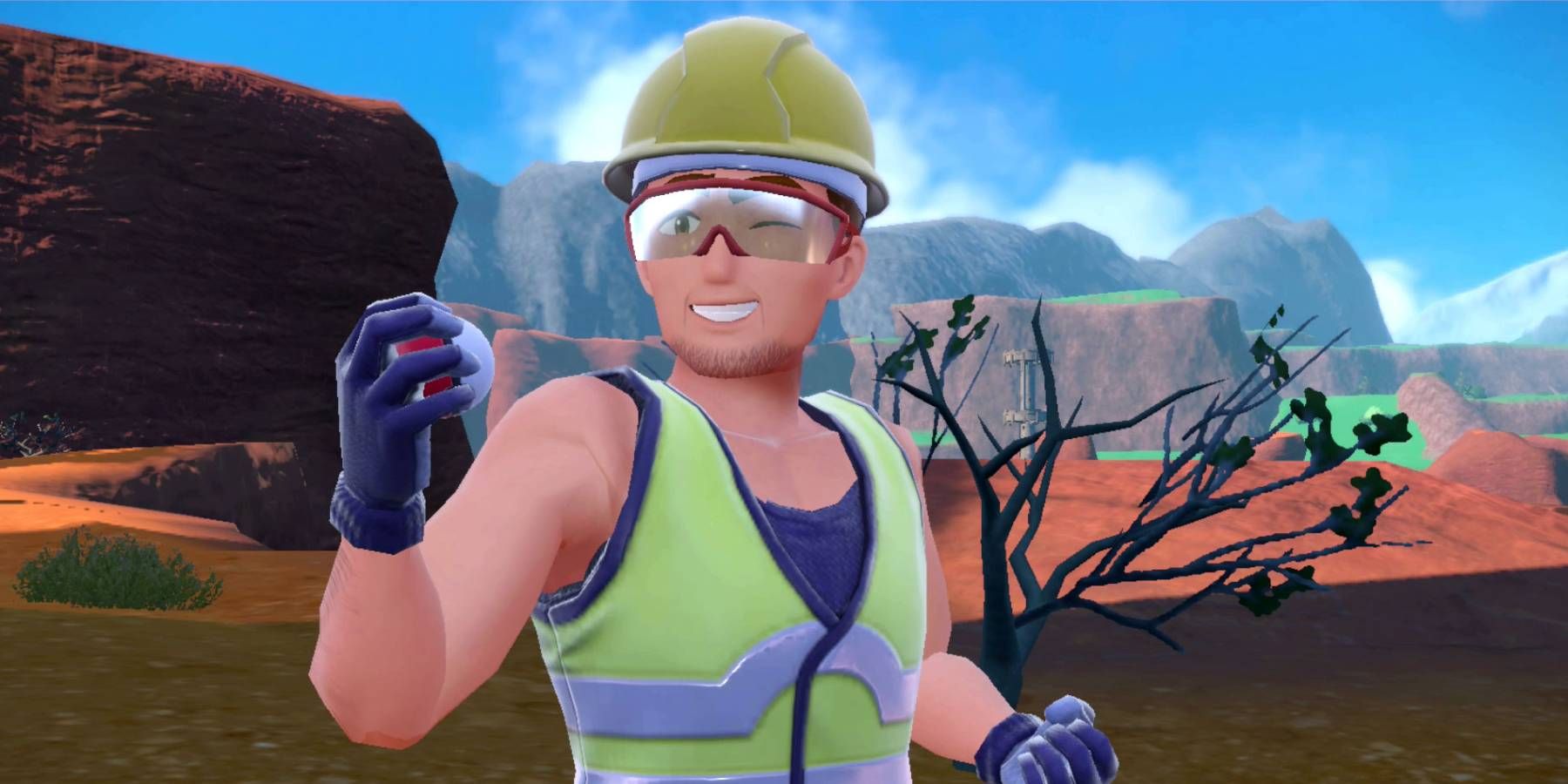 Construction worker trainer from Pokemon Scarlet and Violet