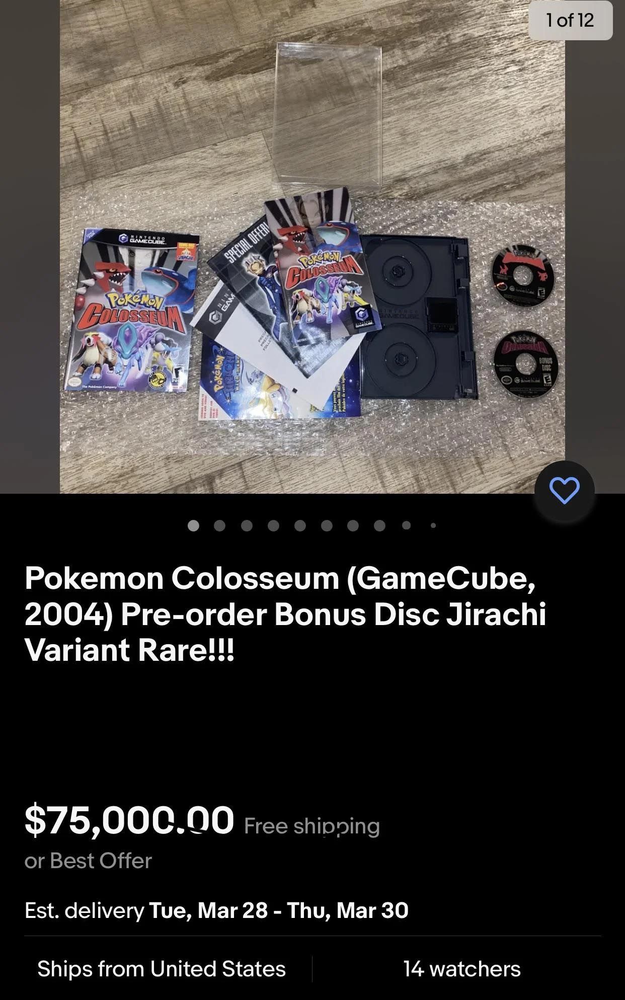 Pokemon store colosseum price