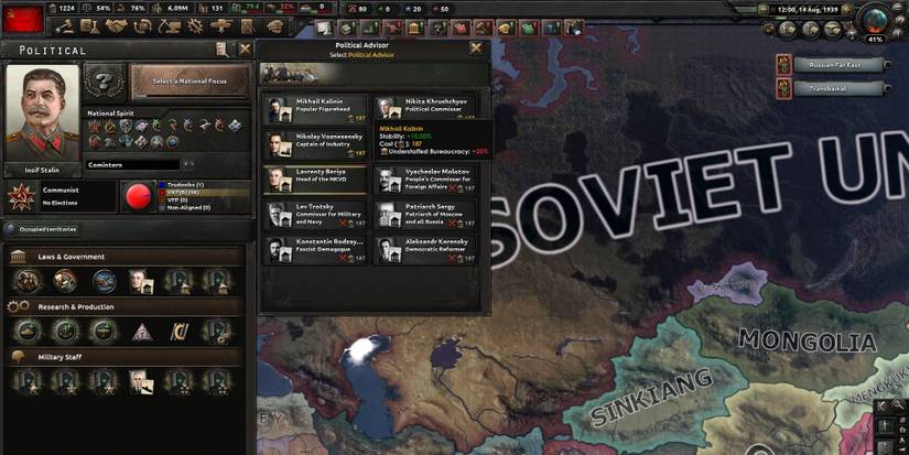 Hearts Of Iron IV Popular Figurehead Advisor