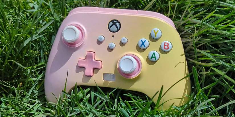 PowerA Enhanced Wired Controller in grass