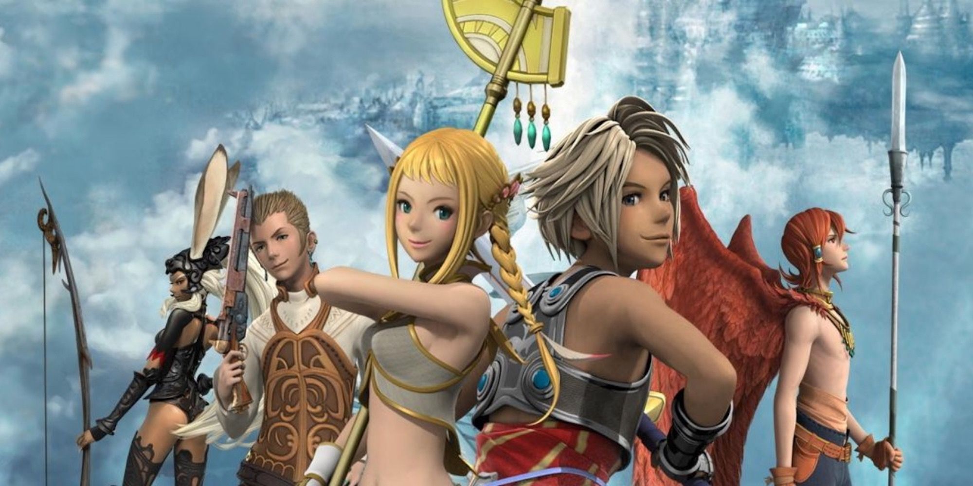 Promo Art featuring characters in Final Fantasy 12 Revenant Wings