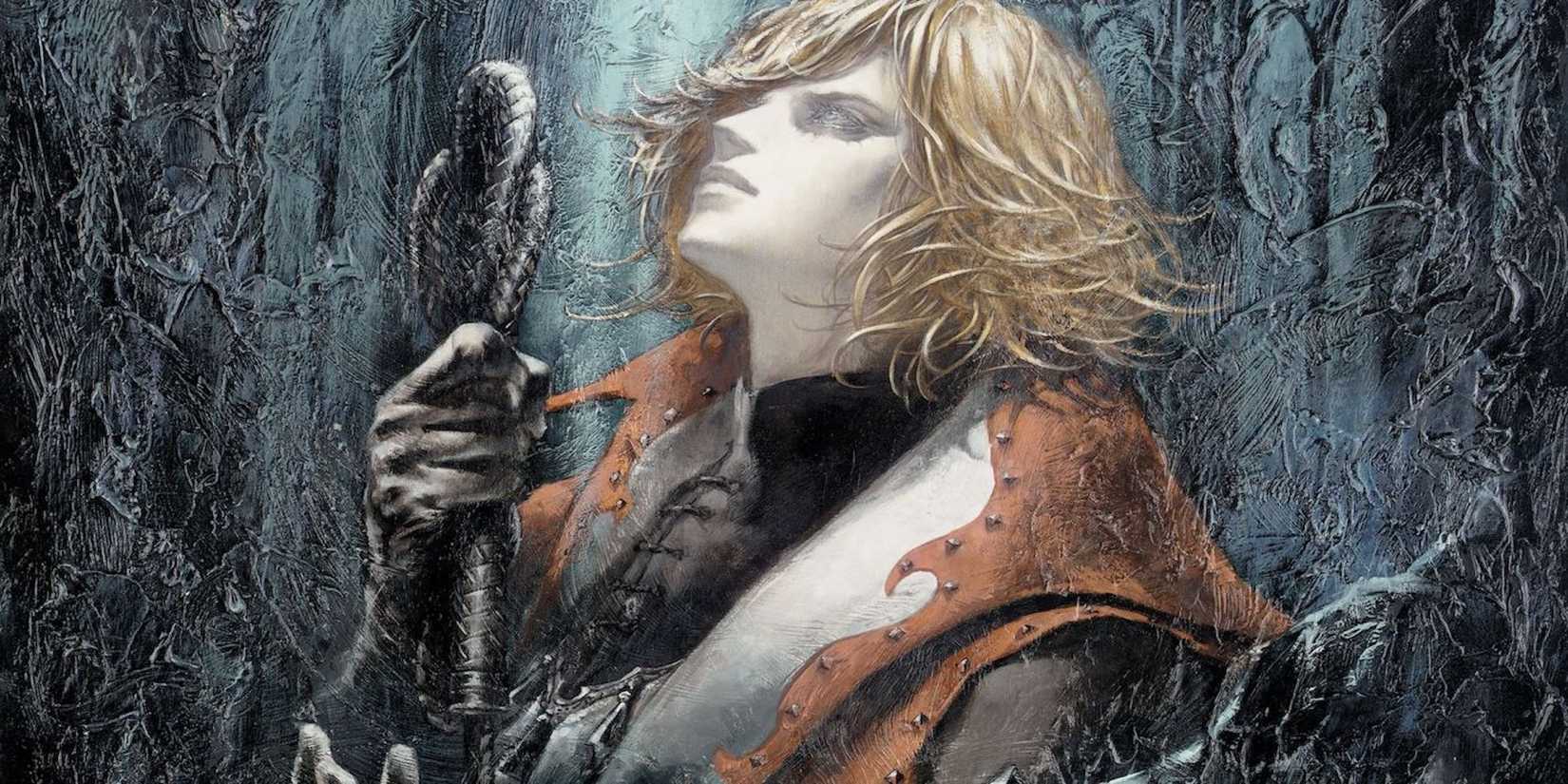 Promo art featuring Leon in Castlevania Lament Of Innocence