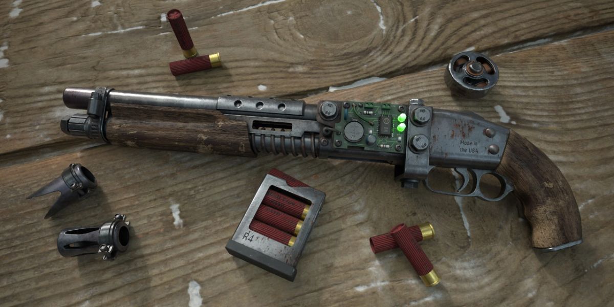 Pump shotgun and its chipsets