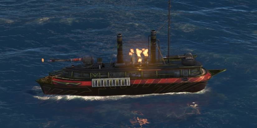 Pyrphorian Warship in Anno 1800