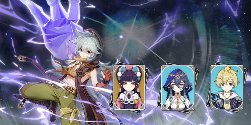 razor-yun-jin-layla-and mika in genshin impact