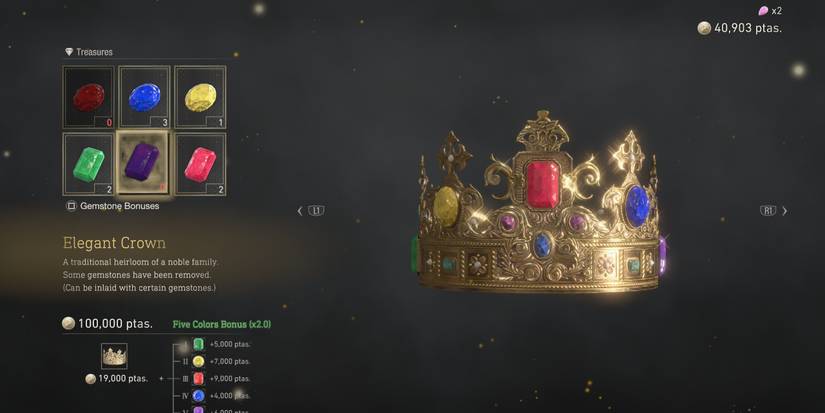 RE4 Remake Elegeant Crown 100K Cropped